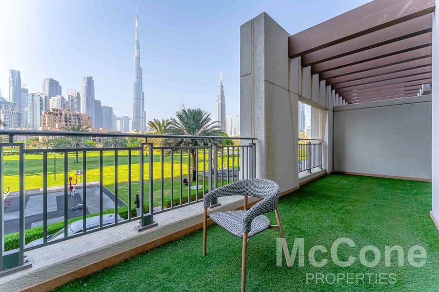 Burj Khalifa View | Plus Maids | Private Garden