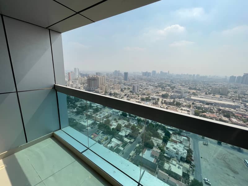 A/C Free 1 Bedroom Corniche tower For Rent City View