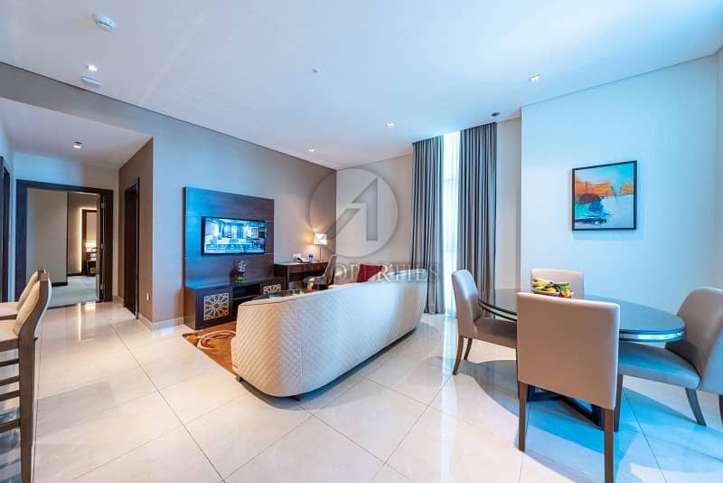 Luxurious 2 Bedrooms| Burj View| Bills Included
