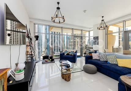 2 Bedroom Apartment for Sale in Downtown Dubai, Dubai - High Floor |Nice Boulevard View |Kitchen Equipped