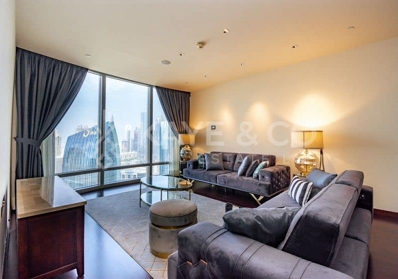 位于迪拜市中心，哈利法塔 2 卧室的公寓 249900 AED - 6156172