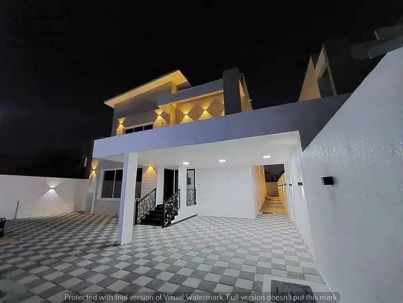 New villa, European design, super deluxe finishing, very special location in the alaliya