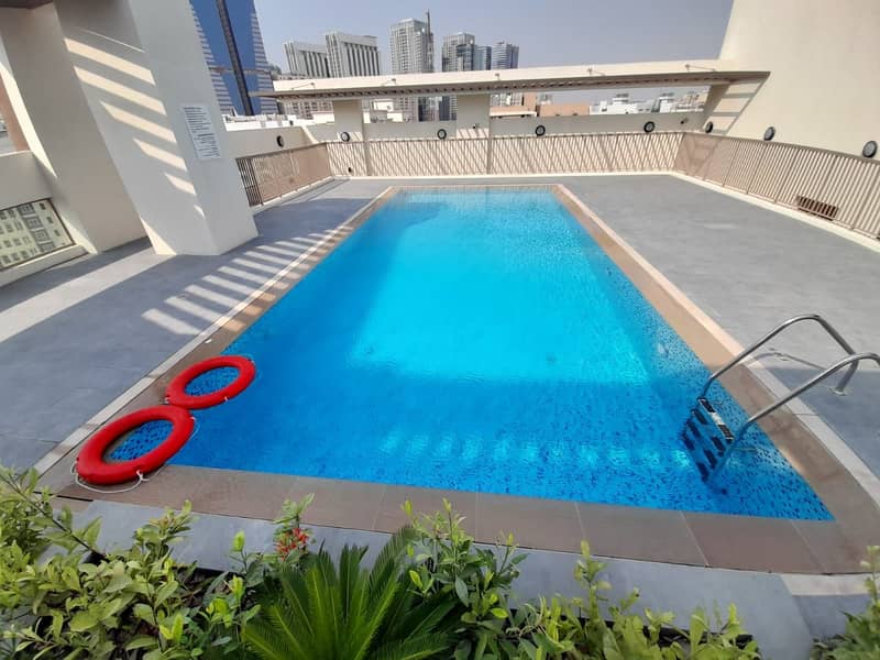 BRAND NEW CHILLER FREE 2BHK 53K WITH BALCONY HAL CLOSE KITCHEN STORE GYM POL PARKING