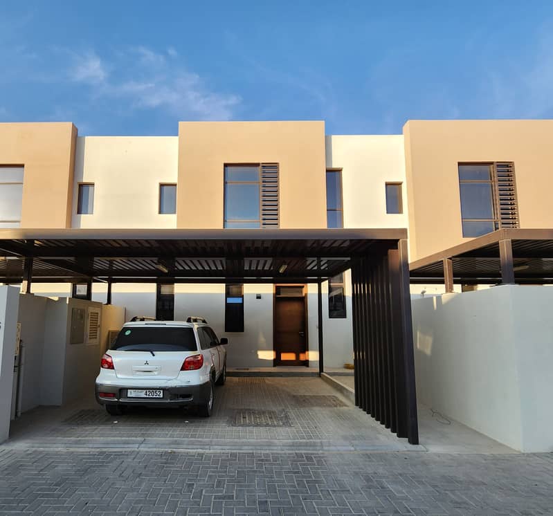 3BR villa in Nasma Residence with big living hall and storage area rent just 75k in 4 cheque