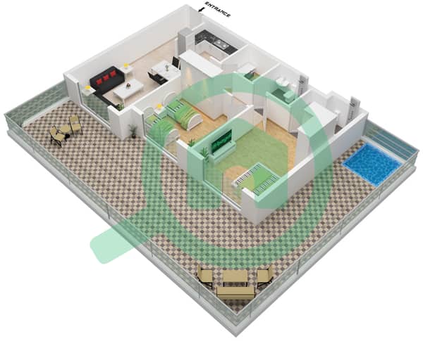 Floor 1
Unit 105,114 Floor 1
Unit 105,114