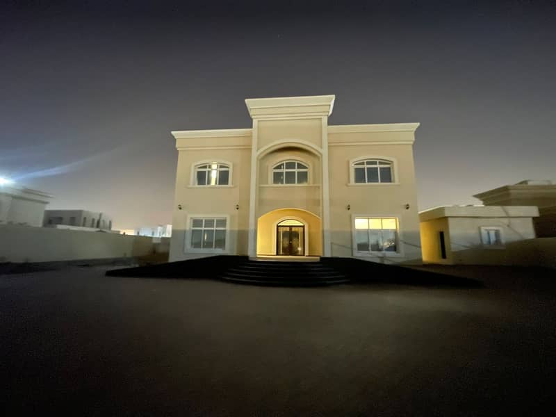 Six  Bedrooms’ Villa Brand New with Kitchen Appliances for Rent  160000 yearly in Al Rahmaniya, Shajrah.