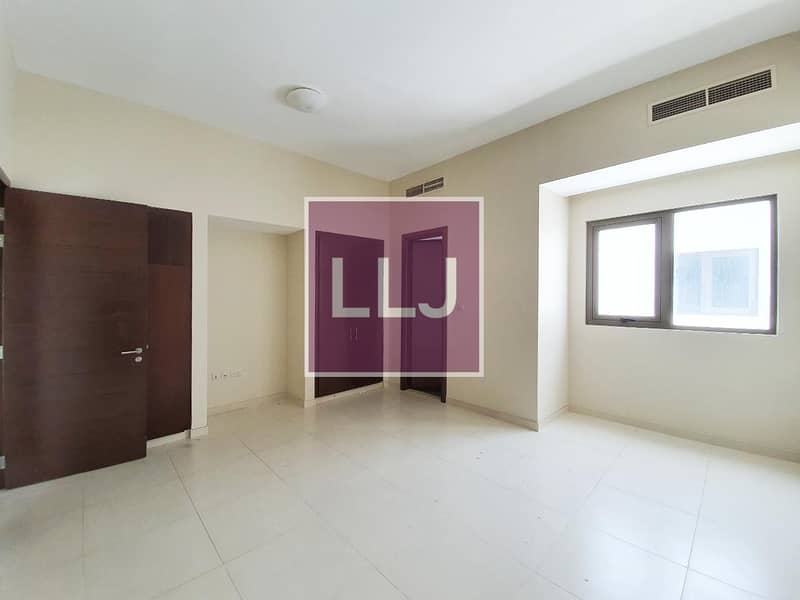 The stunning villa is located in the heart of Al Bateen villas park