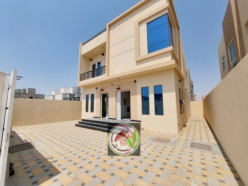For sale a villa in the best locations of the residential area in Al Zahia, without a down payment, full bank financing, and the possibility of instal
