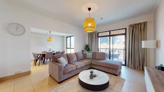 2 Bedroom Flat for Rent in Downtown Dubai, Dubai - Elegant 2BR | Old Town with Full Burj Khalifa Views