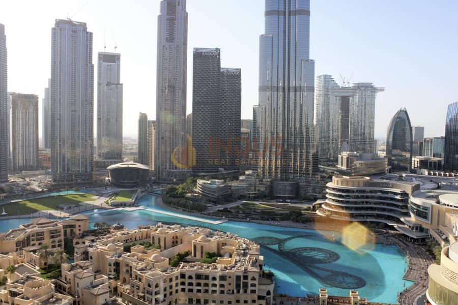 Full Burj and Fountain View|In Hotel Pool High ROI
