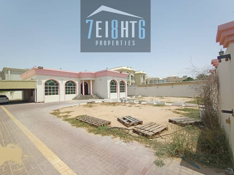 Ground floor villa: 3 Bedroom good quality independent villa + maids room + landscaped garden for rent in Barsha 2