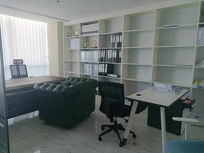CHILLER FREE/FURNISHED OFFICE / VACANT/Fully Fitted | PRIME LOCATION