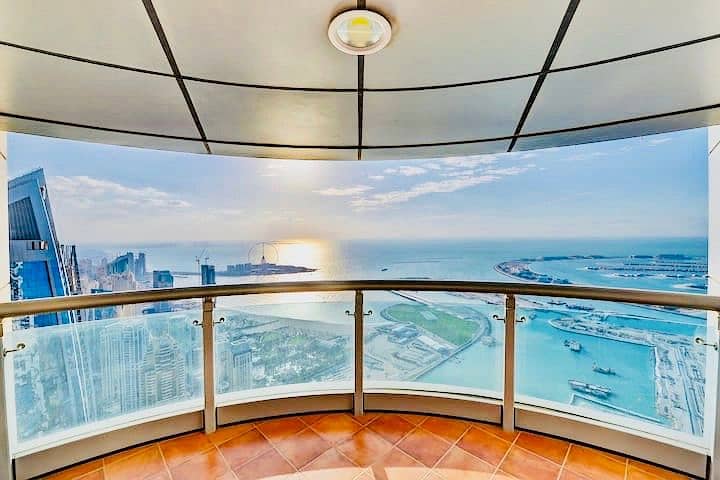 位于迪拜码头，公主府 4 卧室的顶楼公寓 6200000 AED - 6487101