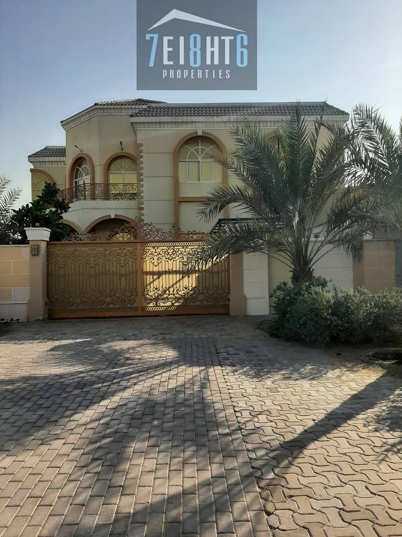 Excellent property: 2 b/r good quality independent villa + suitable for staff accomodation for rent in Oud Al Muteena