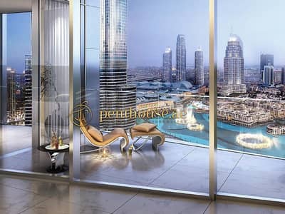 4 Bedroom Penthouse for Sale in Downtown Dubai, Dubai - Resale | Burj Khalifa View | First Class Penthouse