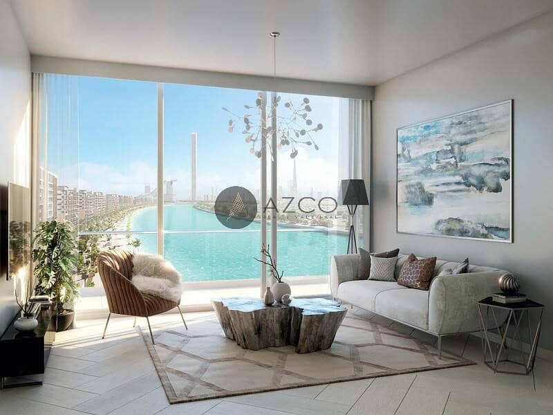 Lagoon and Skyline Views | Quality 1BR | Spacious