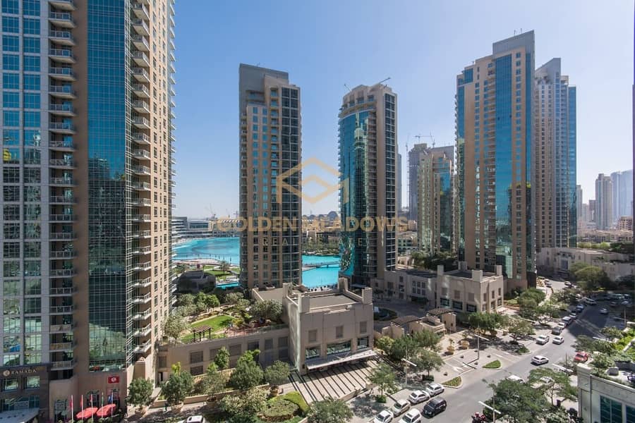 Burj and Fountain View |Rented  | Huge Balcony