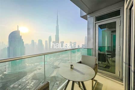 2 Bedroom Apartment for Sale in Downtown Dubai, Dubai - Luxury fully furnished 2 bed | Burj view | Vacant