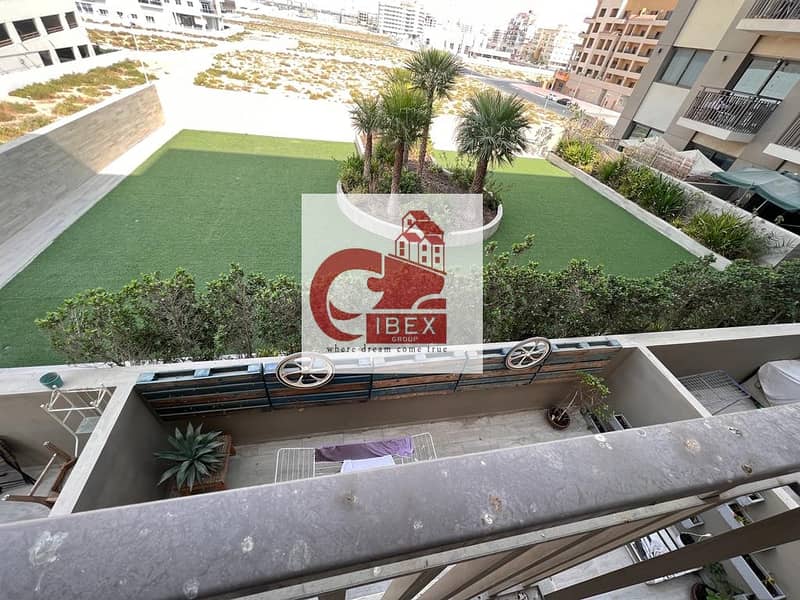 Chiller free Studio apartment garden view just 27k warsan 4