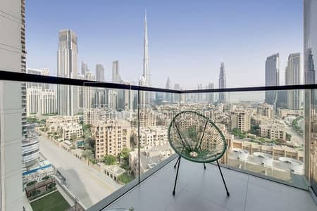 1 Bedroom Apartment for Rent in Downtown Dubai, Dubai - Burj Khalifa View | Prime Location | Spacious
