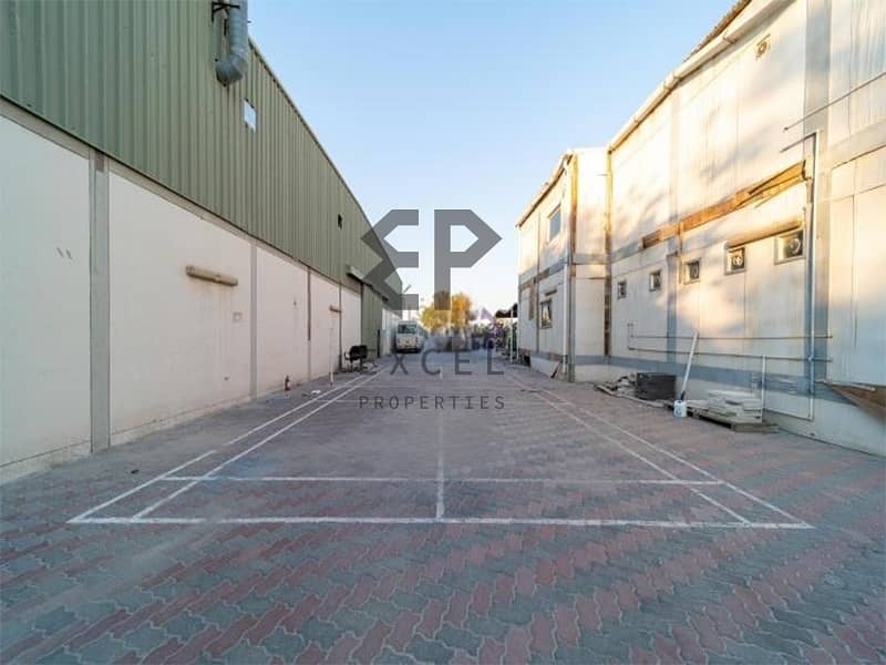 For Rent | Warehouse with open yard | Prime location