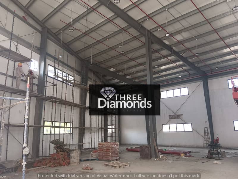 5000 SQFT BRAND NEW COMMERCIAL WAREHOUSE IN DIP PHASE 1 AED: 200K