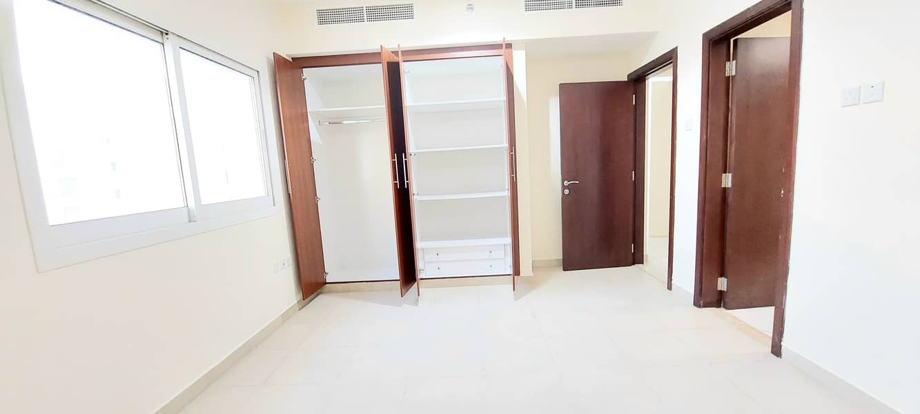 Specious 1bhk family building with Warsan 4 dubai Rent only 34k in 4 cheque