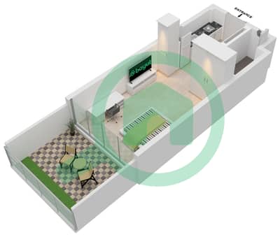 阿齐兹里维埃拉26号楼 - 单身公寓单位15 3-8 FLOOR戶型图