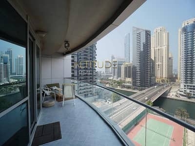 شقة 3 غرف نوم للبيع في دبي مارينا، دبي - شقة في برج الأمواج 1 برج الأمواج دبي مارينا 3 غرف 2250000 درهم - 6437896