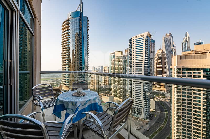 位于迪拜码头，公园岛公寓，萨尼贝尔大厦 1 卧室的顶楼公寓 1950000 AED - 6003652