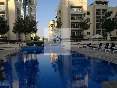 1 Bedroom Flat for Rent in The Greens, Dubai - Kitchen Appliances | Chiller Free | Balcony