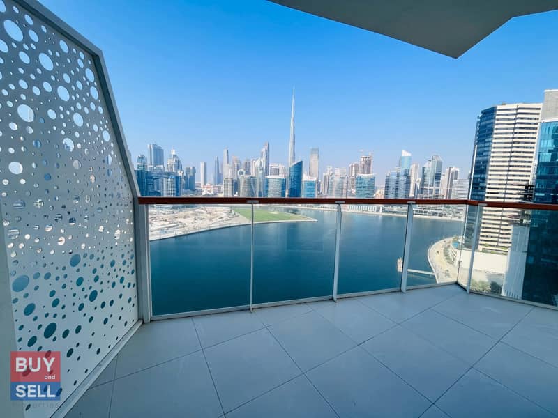 Gorgeous, Warm, Opulent Living with Amazing Canal Views and Burj Views