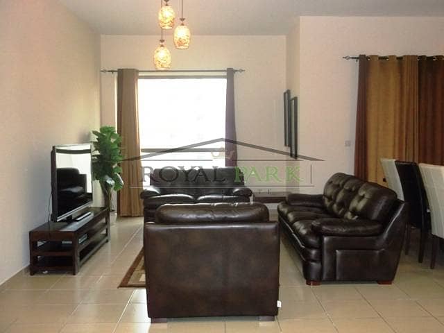 Furnished 3 BR Apartment with sea view for RENT  in JBR