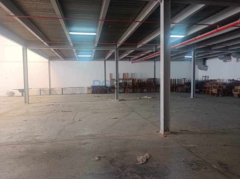 14,090 sqft Warehouse with Mezzanine Floor Available for Rent in Al Quoz Near Sheikh Zayed Road