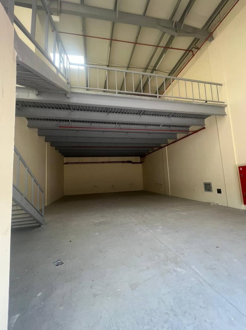 WAREHOUSE 3200 SQFT 40 KVA ELECTRICTY FOR RENT IN JURF INDUSTRAIL AJMAN