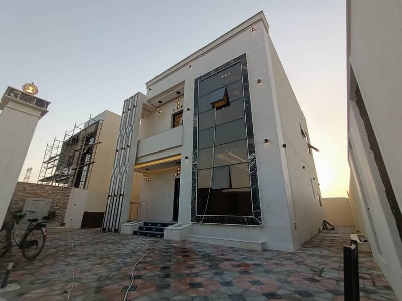 Villa for sale in Ajman on an asphalt street and close to all services with the possibility of bank financing for 25 years