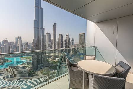 2 Bedroom Hotel Apartment for Sale in Downtown Dubai, Dubai - High Floor | Biggest Layout | Full Burj View