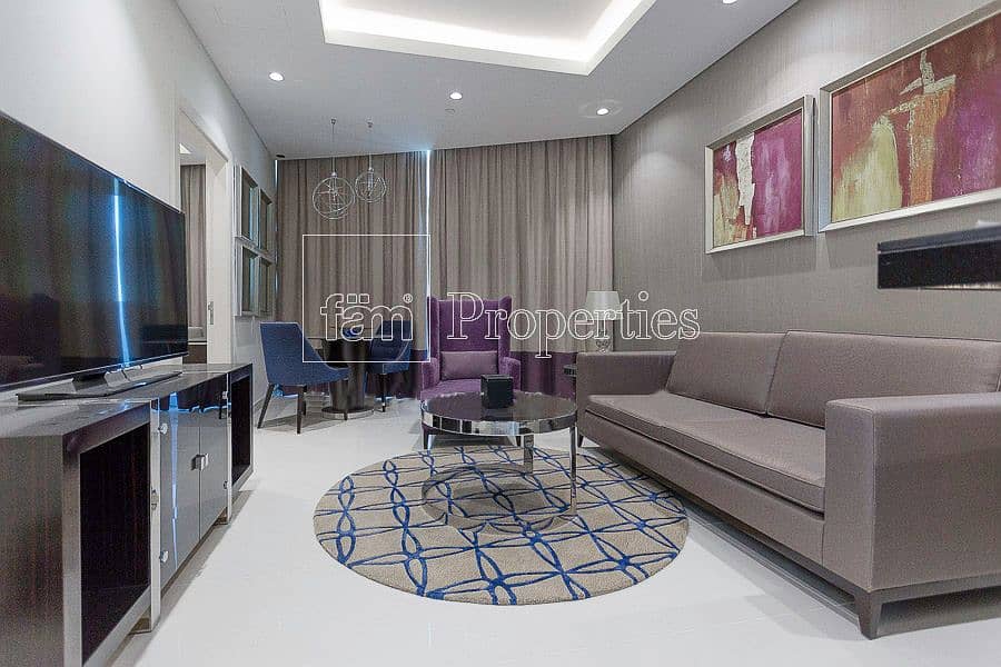 位于迪拜市中心，绝佳酒店式公寓 1 卧室的公寓 87000 AED - 4795687