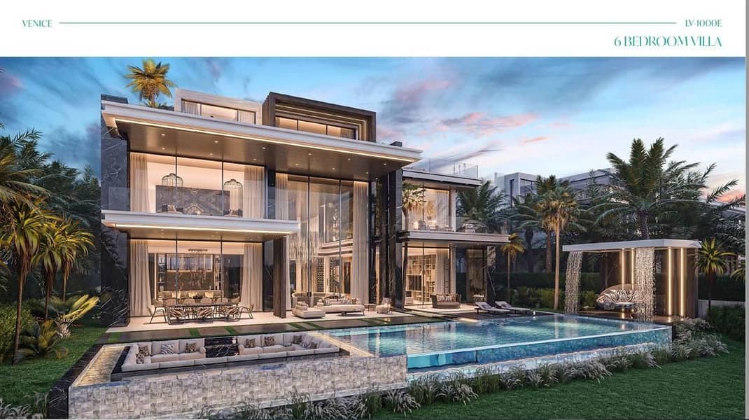 24,500 Sqft Mansion, Prime Location, Lagoon Facing 6BR Villa | Feel Like Venice