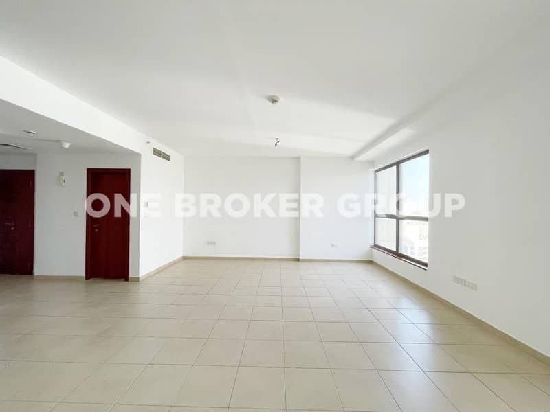 Well Maintained 2BR | High Floor | Unfurnished