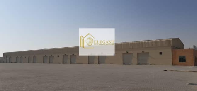 Warehouse for Sale in Dubai Industrial Park, Dubai - Big Open Land with boundary and High power in DIC.