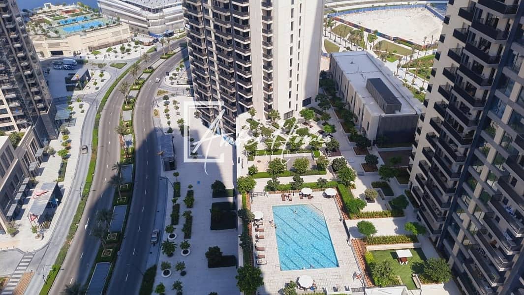 位于迪拜溪港，海港景观公寓大楼，海港景观2号大楼 1 卧室的公寓 1250000 AED - 6309143