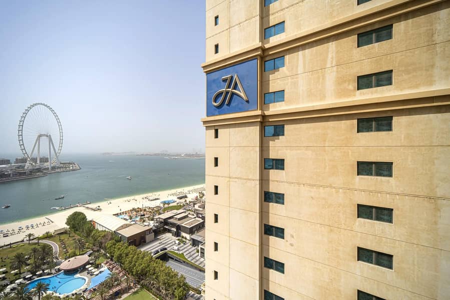 12 2BR | Furnished | Full Sea and Dubai Eye view