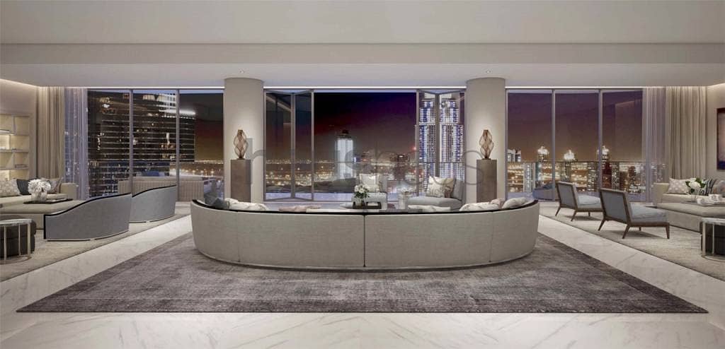 Half floor | 4 bed | Full Fountain views Half floor | 4 bed | Full Fountain views