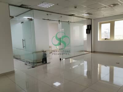 Office for Rent in Arjan, Dubai - FITTED OFFICE AND PARTITIONED WITH UNIQUE LAYOUT