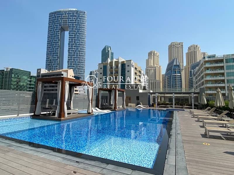 位于迪拜码头，单身公寓壹号大厦 2 卧室的公寓 1606000 AED - 5306555