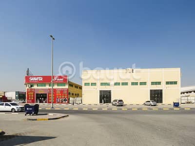 Warehouse for Rent in Ajman Industrial, Ajman - MAIN ROAD PRIME LOCATION BRAND NEW SHOWROOM FOR RENT IN GARMENTS MARKET IN AJMAN INDUSTRIAL AREA 2