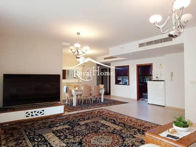 3 Bedroom Apartment for Rent in Jumeirah Beach Residence (JBR), Dubai - MURJAN 1 | SEA VIEW | FULLY FURNISHED | 3+ MAID