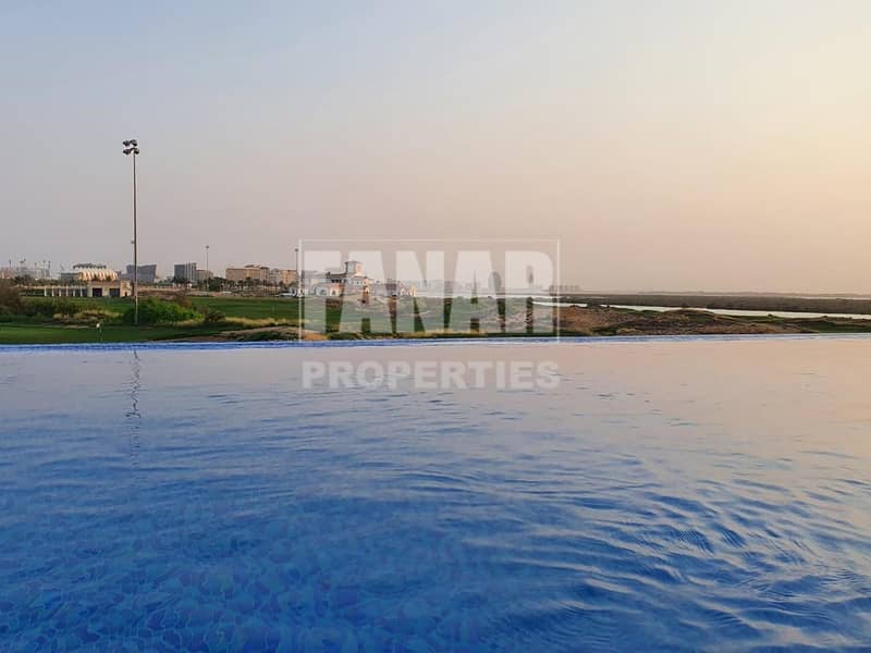 Mesmerizing Golf and Sea View| Balcony | Ample 2BR