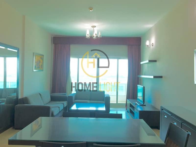 Well Maintained Fully Furnished 2 Bedroom Apt | Balcony | Tecom
